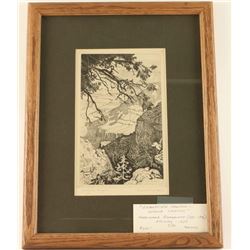 Etching by Ferdinand Burgdorff