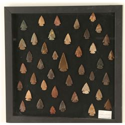 Framed Arrowhead Collection
