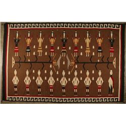 Large Navajo Yei Rug