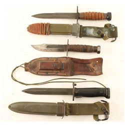Lot of US Bayonets