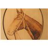 Image 2 : Lot of 2 Horse Pyrography Portraits