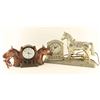 Image 1 : Lot of 2 Western Clocks