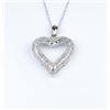 Image 1 : Romantic Heart Shaped Diamond Pendant