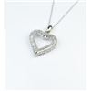 Image 2 : Romantic Heart Shaped Diamond Pendant