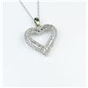Image 3 : Romantic Heart Shaped Diamond Pendant
