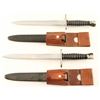 Image 1 : Lot of 2 Swiss Bayonets with Sheaths