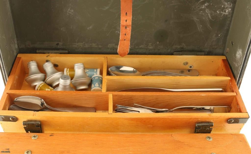 WWII US Army Officer's Field Mess Kit