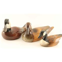Lot of 3 Waterfowl Carvings