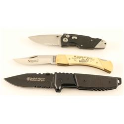 Lot of 3 Pocket Knives