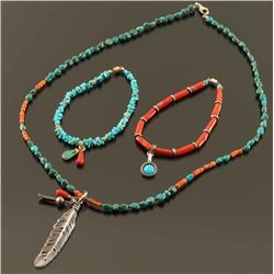 Necklace & 2 Bracelets