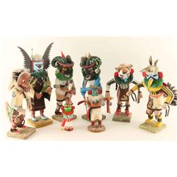 Lot of 8 Kachinas
