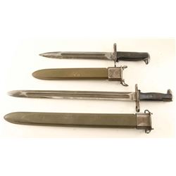 Lot of 2 US Bayonets