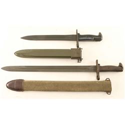 Lot of 2 US Bayonets