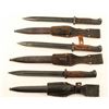 Image 2 : Lot of 3 K98 WWII German Bayonets