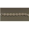 Image 2 : Vintage Silver Filigree Tennis Bracelet