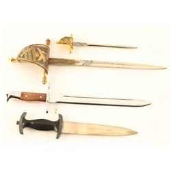 Lot of 4 Letter Openers