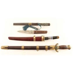 Lot of 4 Asian Daggers