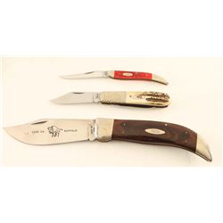 Lot of 3 Case Knives