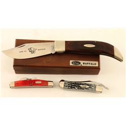 Lot of 3 CaseXX Folding Knives