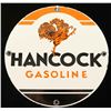 Image 1 : Vintage Hancock Gasoline Porcelain Sign