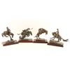 Image 1 : Lot of 4 Small Frederic Remington Bronzes