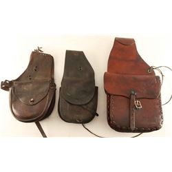 Lot of 3 Saddle Bags