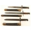 Image 2 : Lot of 3 Italian WWII Carcano Bayonets