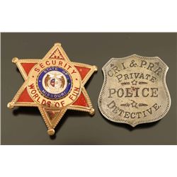 Lot of 2 Badges