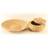 Image 2 : Lot of 2 Vintage Papago Baskets