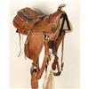 Image 2 : Brown Floral Tooled Saddle