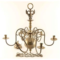 Imperial Russian Brass Chandelier