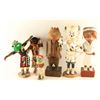 Image 2 : Lot of 4 Kachinas & 2 Wood Figures