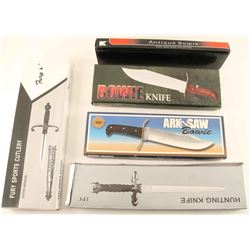 Lot of 5 Knives