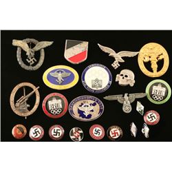 Collection of German WWII Badges