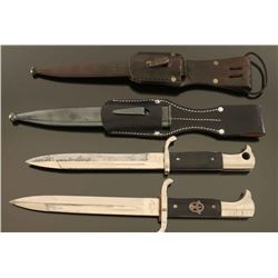 Lot of 2 German WWII Knives