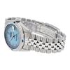 Image 5 : Rolex Mens Stainless Steel Blue String Diamond & Sapphire Datejust Wristwatch
