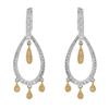 Image 1 : 14k Two Tone Gold 0.50CTW Diamond Earring, (I1-I2/H)