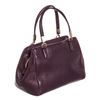Image 6 : Coach Purple Pebbled Leather Small Satchel Handbag
