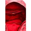 Image 7 : MCM Red Visetos Coated Canvas Leather Trim Studded Stark Medium Backpack