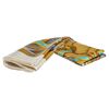 Image 1 : Hermes Gold Multicolor Silk Le Mors "A La Conetable" Scarf