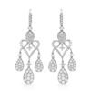 Image 1 : 18k White Gold 3.93CTW Diamond Earring, (VS2/G)