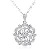 Image 1 : 18k White Gold 0.35CTW Diamond Pendant, (I1-I2/H /H-I)
