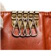 Image 6 : MCM Tan Cognac Canvas Leather 4 Key Holder