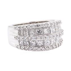 2.42 ctw Diamond Ring - 14KT White Gold