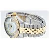 Image 3 : Rolex Mens 2 Tone 14K Mother Of Pearl Diamond & Sapphire 36MM Datejust Wristwatc