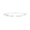 Image 3 : Figaro Link Men's Bracelet - 14KT White Gold