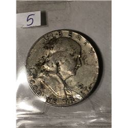 1962 D Silver Franklin Half Dollar Nice Early US Coin