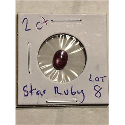Rare Large 2.00 Carat STAR RUBY Tested Natural