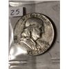 Image 1 : 1963 D Silver Franklin Half Dollar Nice Early US Coin
