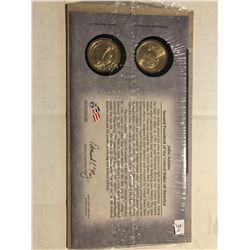 John Adams 2 Dollar Coin MS High Grade in Original Package